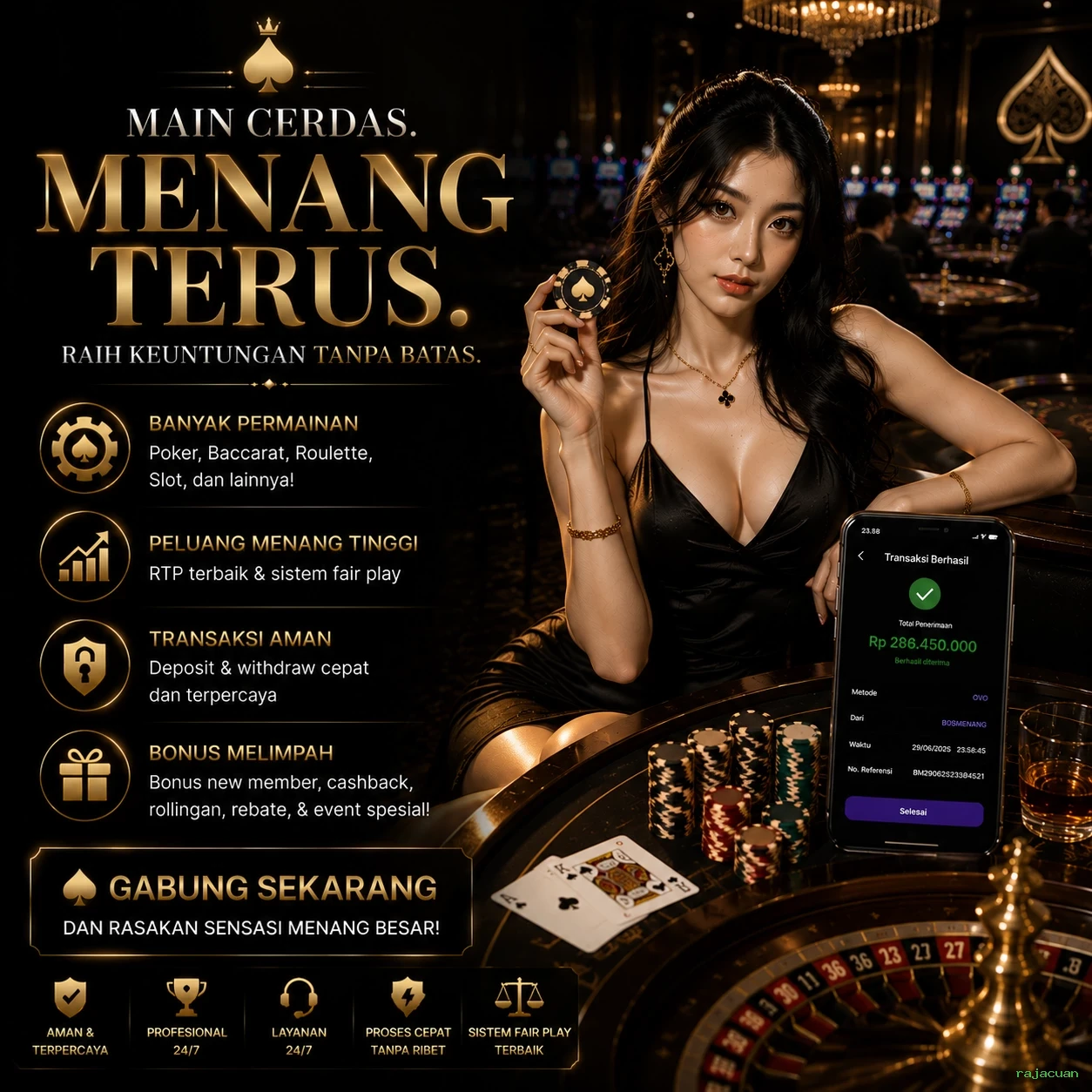 rajacuan Dukungan Pelanggan